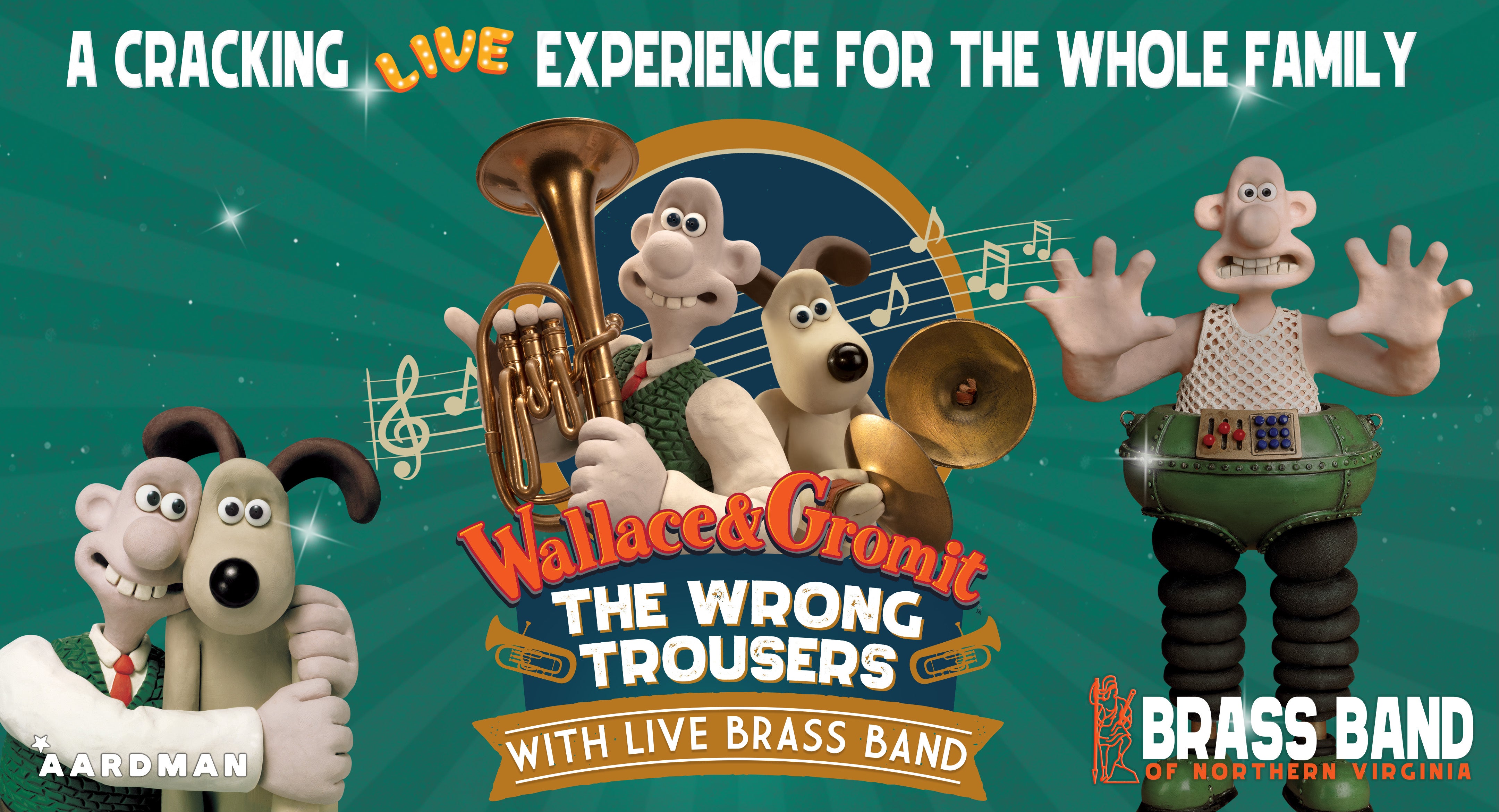 Wallace and Gromit: The Wrong Trousers with Live Brass Band